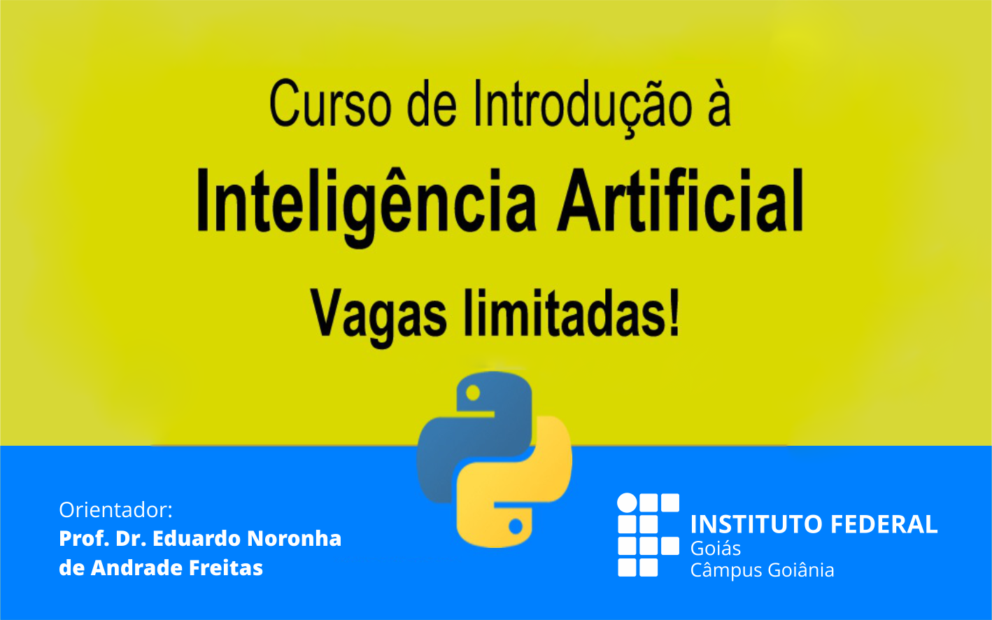 As inscrições no curso vão até o dia 23 de outubro